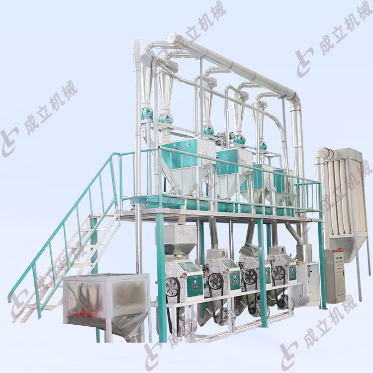 100噸級面粉加工機械 小型石磨面粉機械